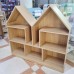 Kệ Sách - Kệ Để Đồ Đa Năng Hình Ngôi Nhà
